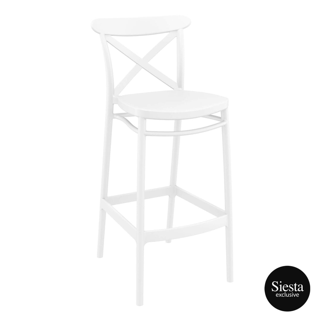 Vegas Bar Table/Cross Barstool 75 4 Seat Package