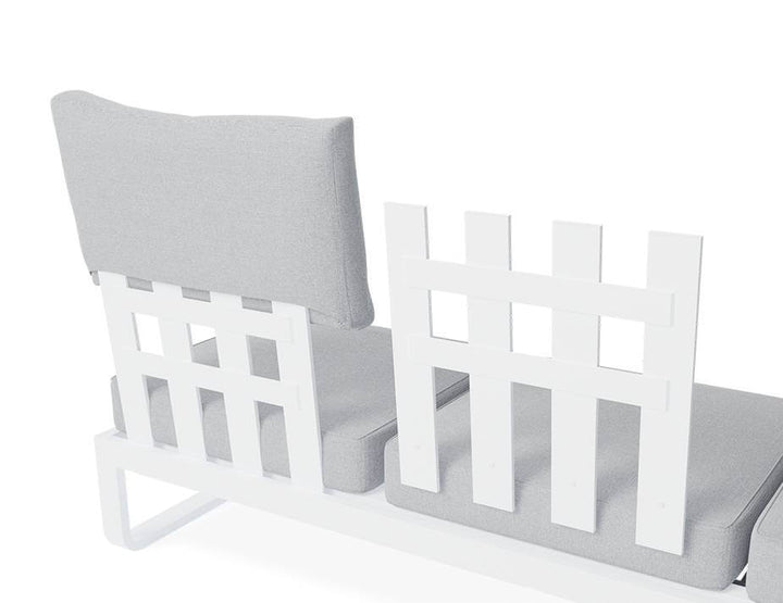 Fino Config A: Outdoor Modular Sofa (Avail in Matt Charcoal & Matt White Frame)