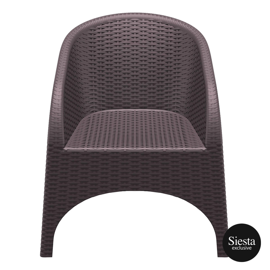 Aruba Tub Chair/Tequila Lounge Table 3 Seat Package
