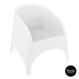 Aruba Tub Chair & Tequila Lounge Table - 3 Seat Package