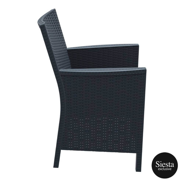 California Tub Chair with Cushion/ Tequila Side Table/ Tequila Lounge Table 4 Seat Package