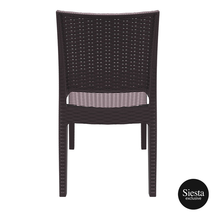 Orlando 140 Table Florida Chair 4 Seat Package - White