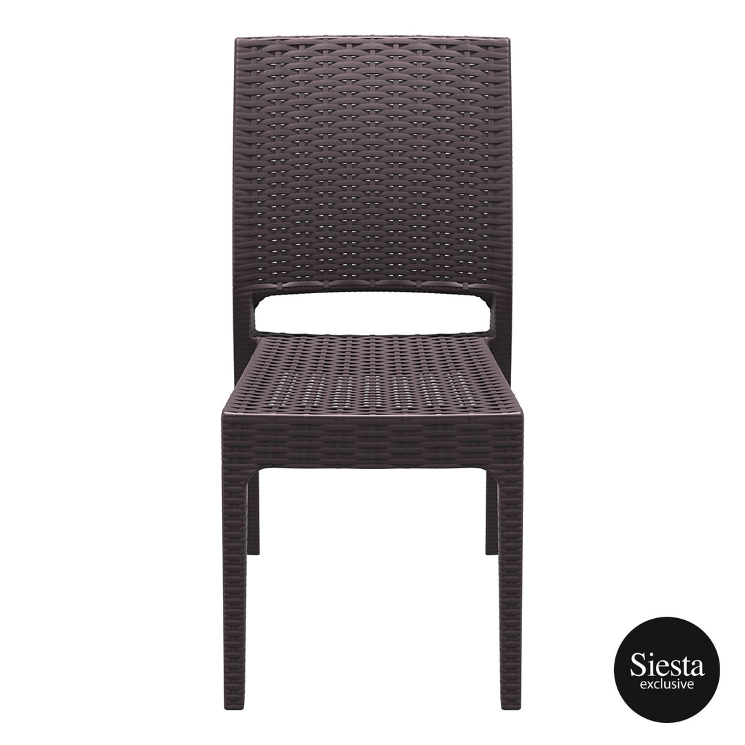 Orlando 140 Table Florida Chair 4 Seat Package - White