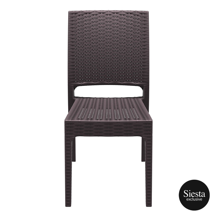 Orlando 140 Table Florida Chair 4 Seat Package - White