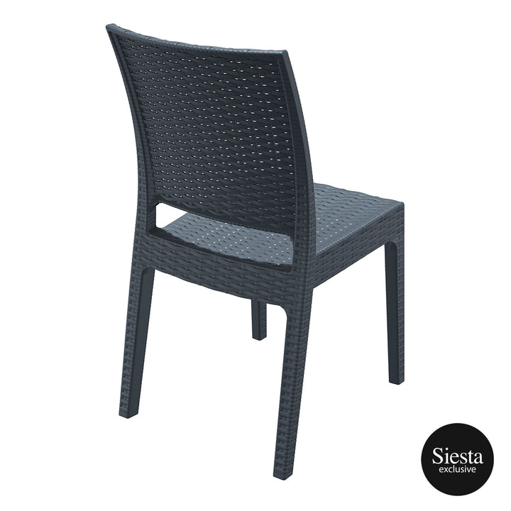 Orlando 140 Table Florida Chair 4 Seat Package - White