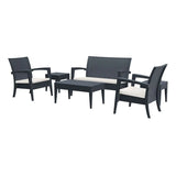 Siesta 6 Piece Miami (Tequila) Lounge Sofa Set