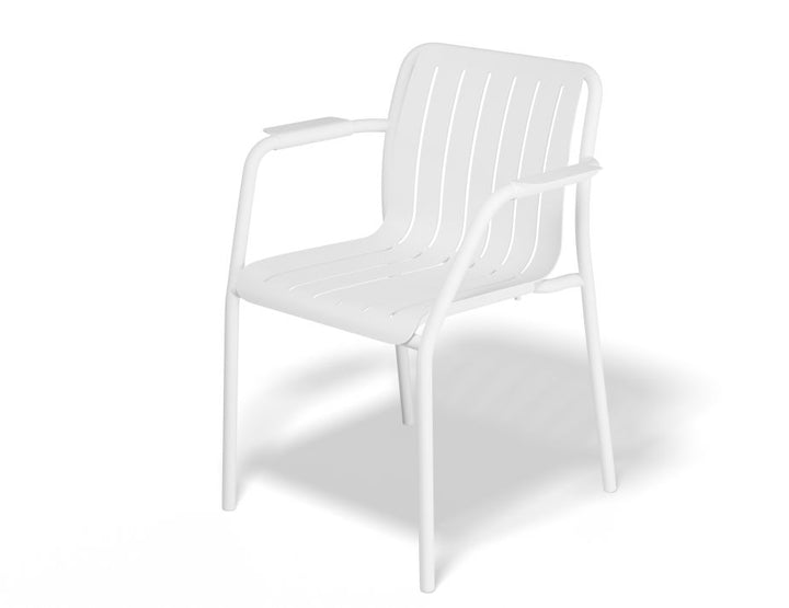 Roku Outdoor Armchair - No Cushion (Avail in Eucalyptus Green, White & Charcoal)
