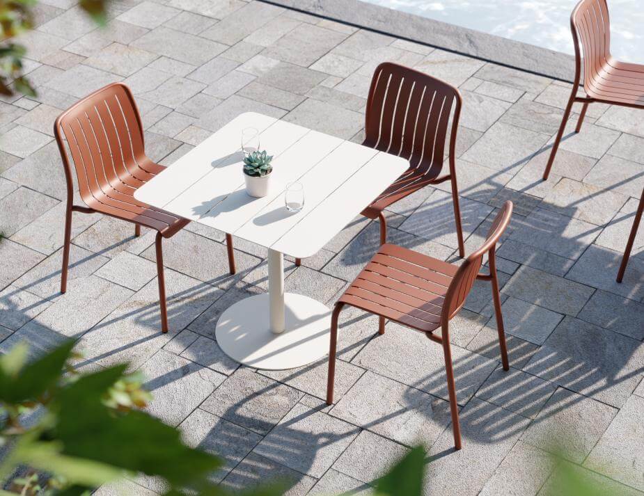Roku Outdoor Dining Chair - No Cushion