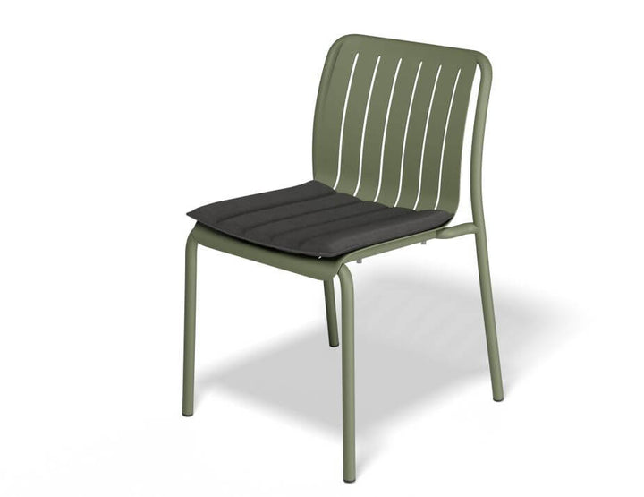Roku Outdoor Dining Chair - No Cushion (Avail in Eucalyptus Green, White & Charcoal)