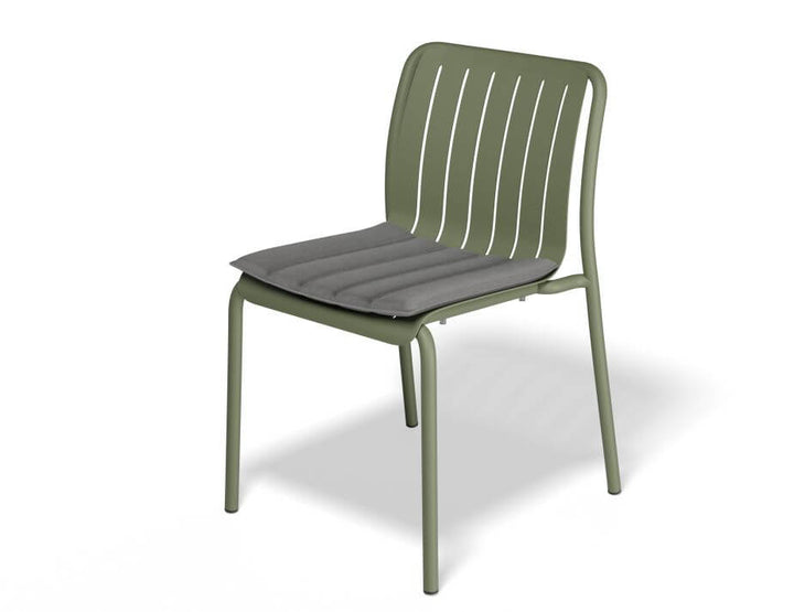 Roku Outdoor Dining Chair - No Cushion (Avail in Eucalyptus Green, White & Charcoal)