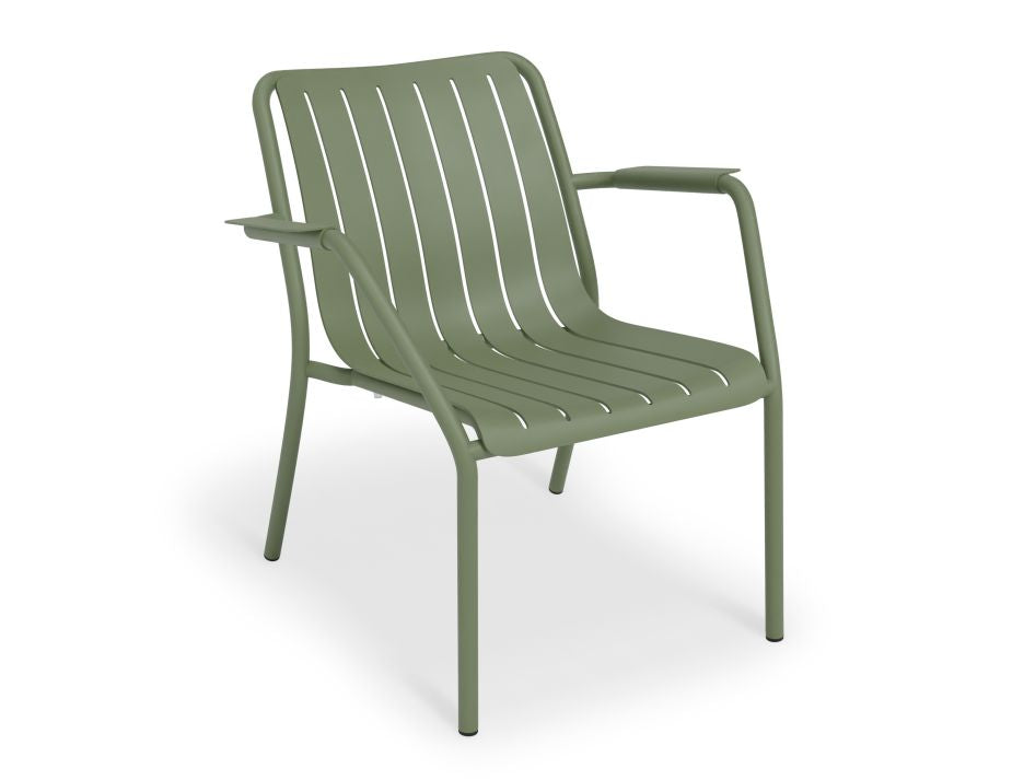 Roku Outdoor Lounge Chair (Avail in Eucalyptus Green, White & Charcoal)