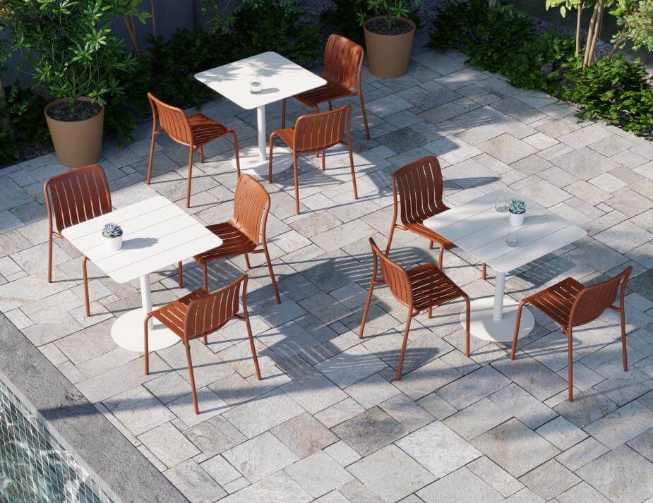 Roku Outdoor Dining Chair - No Cushion