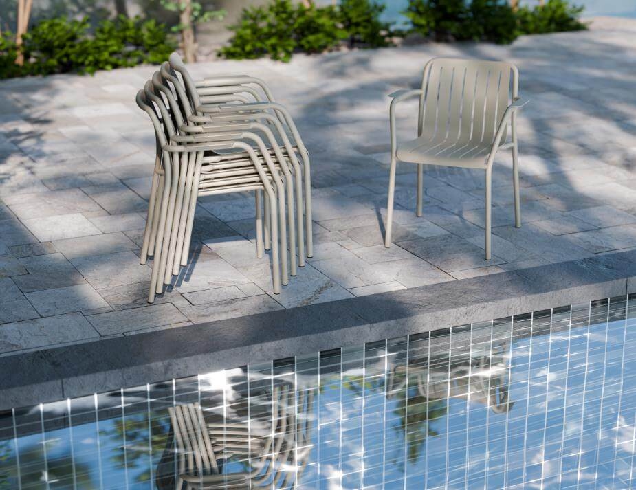 Roku Outdoor Armchair - No Cushion