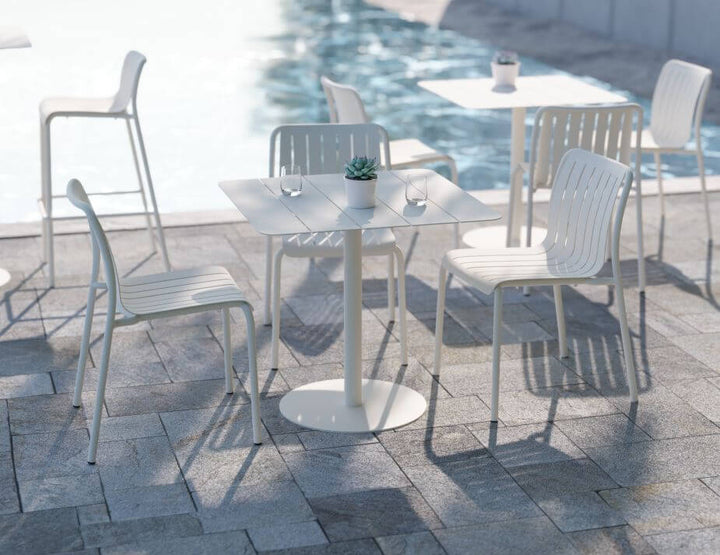 Roku Outdoor Dining Chair - No Cushion (Avail in Eucalyptus Green, White & Charcoal)