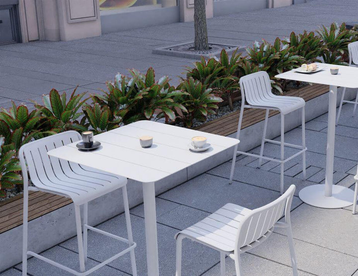 Roku High Bar Table Outdoor (Avail in Eucalyptus Green, White & Charcoal)