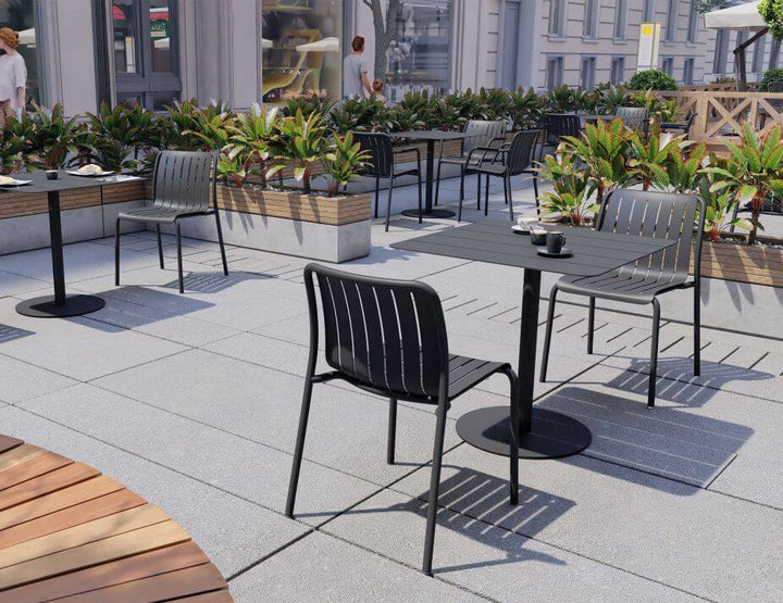 Roku Cafe Table Outdoor (Avail in Eucalyptus Green, White & Charcoal)