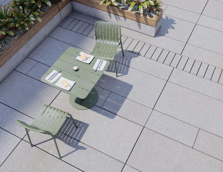 Roku Outdoor Dining Chair - No Cushion (Avail in Eucalyptus Green, White & Charcoal)