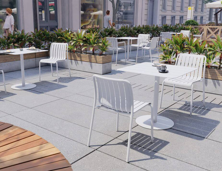 Roku Outdoor Dining Chair - No Cushion (Avail in Eucalyptus Green, White & Charcoal)