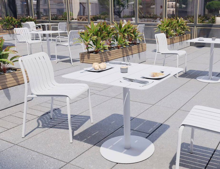 Roku Outdoor Dining Chair - No Cushion (Avail in Eucalyptus Green, White & Charcoal)