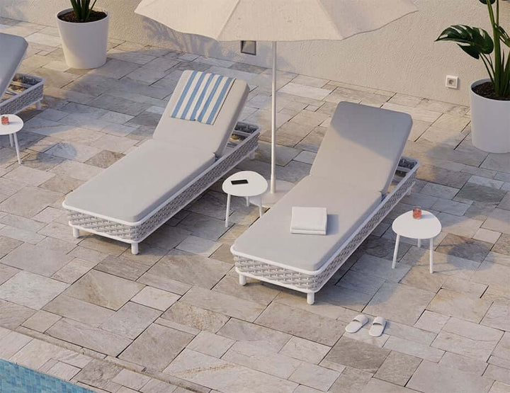 Siano Sun Lounge - Outdoor (Available in White & Charcoal)