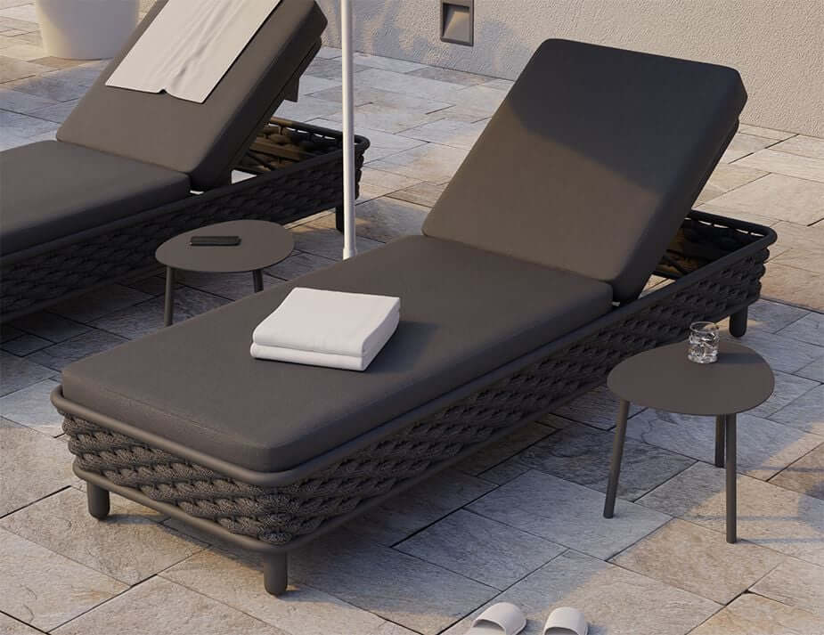 Siano Sun Lounge - Outdoor (Available in White & Charcoal)