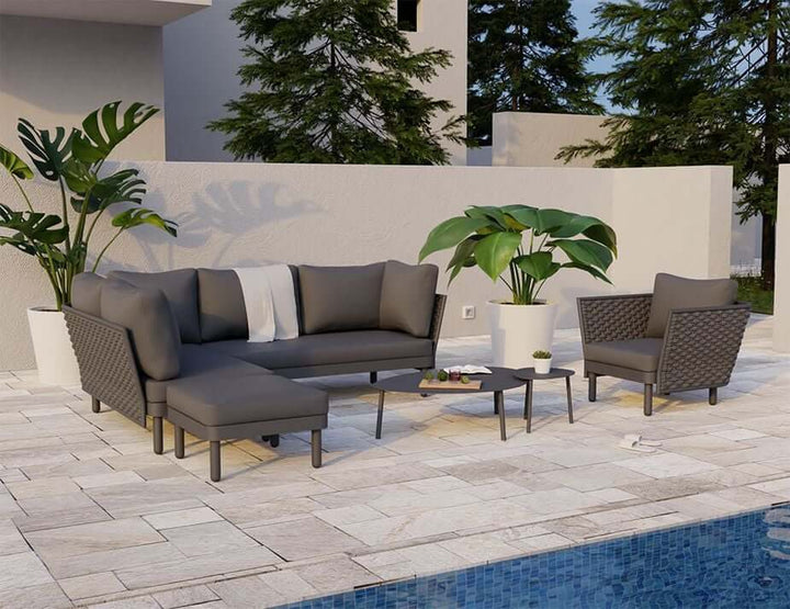 Siano Modular Pouf - Outdoor (Available in White & Charcoal)