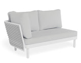 Siano Modular Left Arm 2 Seater - Outdoor - White