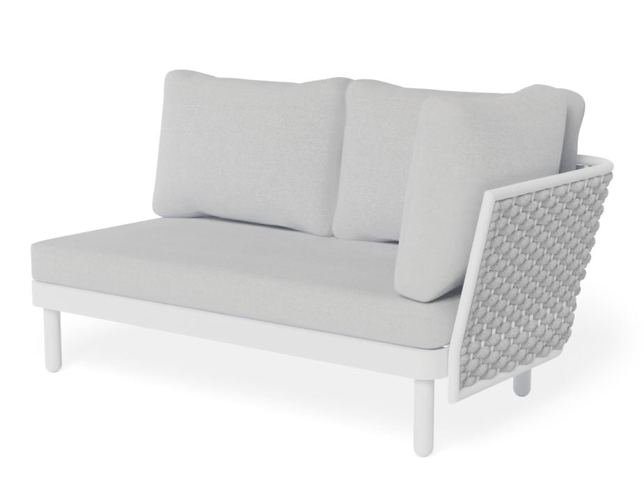 Level Siano Modular Right Arm 2 Seater - Outdoor (Available in White & Charcoal)