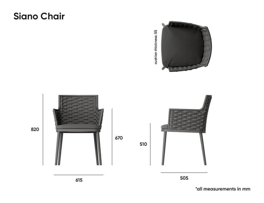 Siano Dining Chair - Outdoor