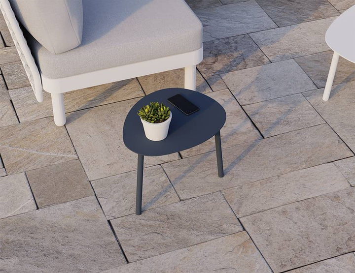 Cetara Outdoor Side Table (Avail in Black, Charcoal, Midnight Blue, Pale Blush, Pale Eucalyptus, Silver Grey, Terracotta & White)