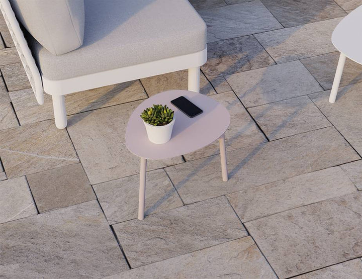 Cetara Outdoor Side Table (Avail in Black, Charcoal, Midnight Blue, Pale Blush, Pale Eucalyptus, Silver Grey, Terracotta & White)