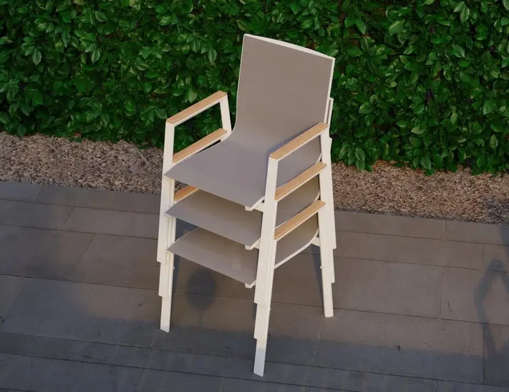 Vydel White Outdoor  Armchair