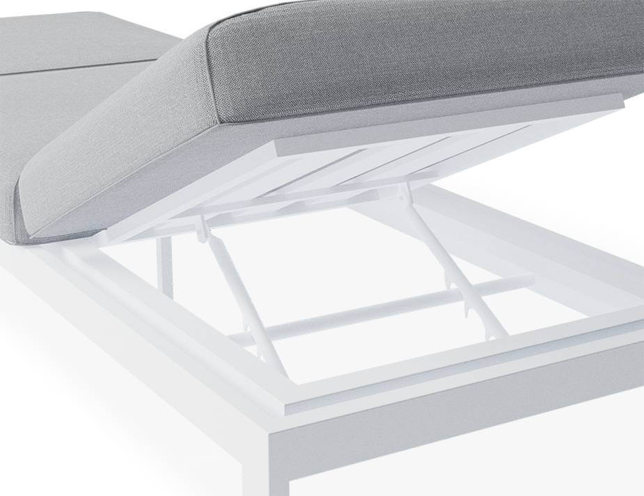Fino Config A: Outdoor Modular Sofa (Avail in Matt Charcoal & Matt White Frame)