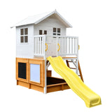 Kidzshack Inspiration Cubby House with Mud Kitchen & Activity Zone