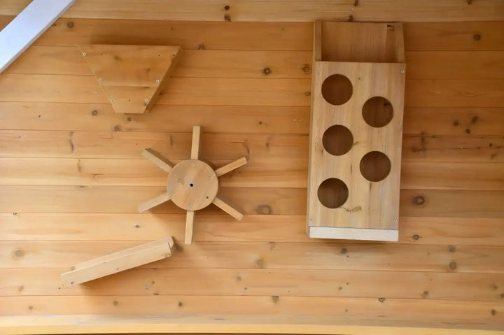 Kidzshack Inspiration Cubby House with Mud Kitchen & Activity Zone