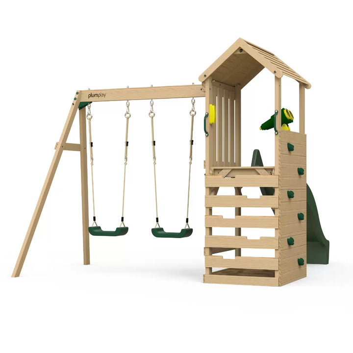 Lookout Tower Play Centre with Swings and Slide