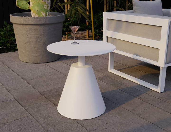 Corvo Outdoor Side Table (Avail in Black, Charcoal & White)