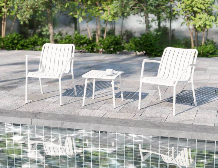 Roku Outdoor Lounge Chair (Avail in Eucalyptus Green, White & Charcoal)
