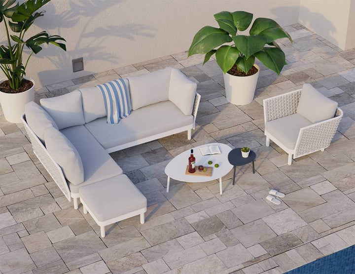 Cetara Outdoor Side Table (Avail in Black, Charcoal, Midnight Blue, Pale Blush, Pale Eucalyptus, Silver Grey, Terracotta & White)