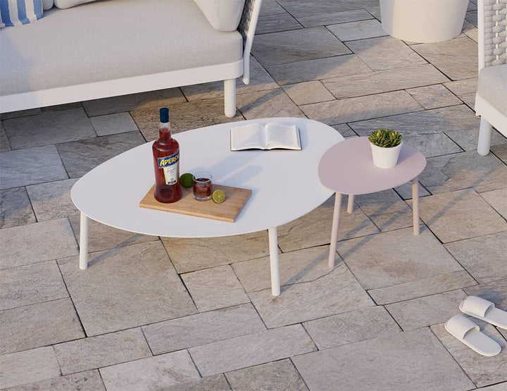 Cetara Outdoor Side Table (Avail in Black, Charcoal, Midnight Blue, Pale Blush, Pale Eucalyptus, Silver Grey, Terracotta & White)
