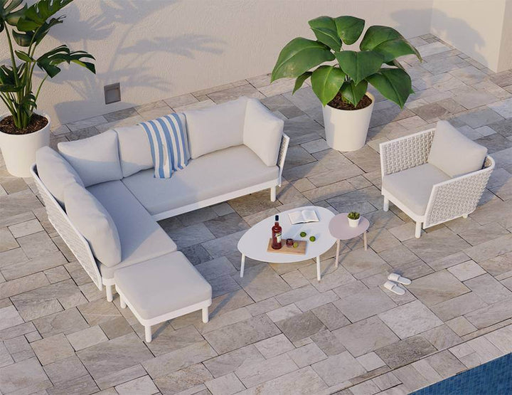 Cetara Outdoor Side Table (Avail in Black, Charcoal, Midnight Blue, Pale Blush, Pale Eucalyptus, Silver Grey, Terracotta & White)
