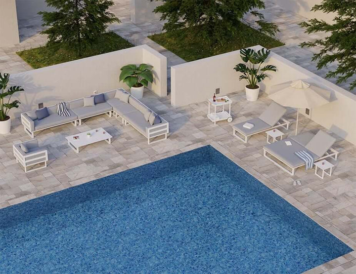 Vivara Sofa - Single (Available in White & Charcoal)