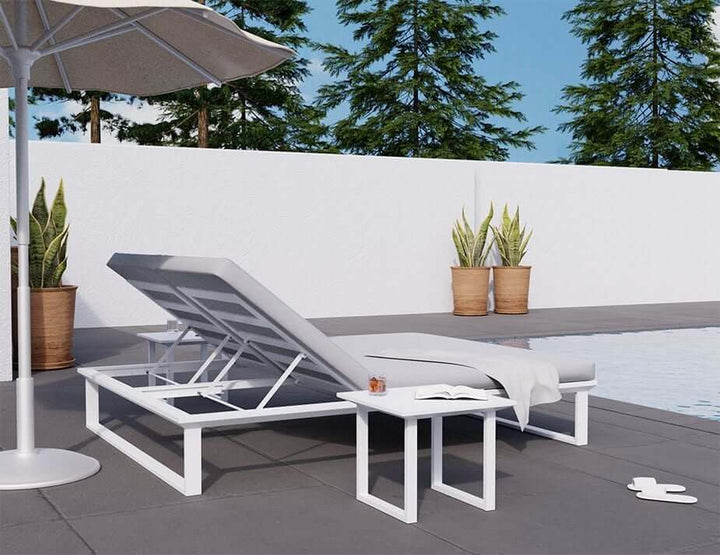 Vivara Sun Lounge - Double (Available in White & Charcoal)