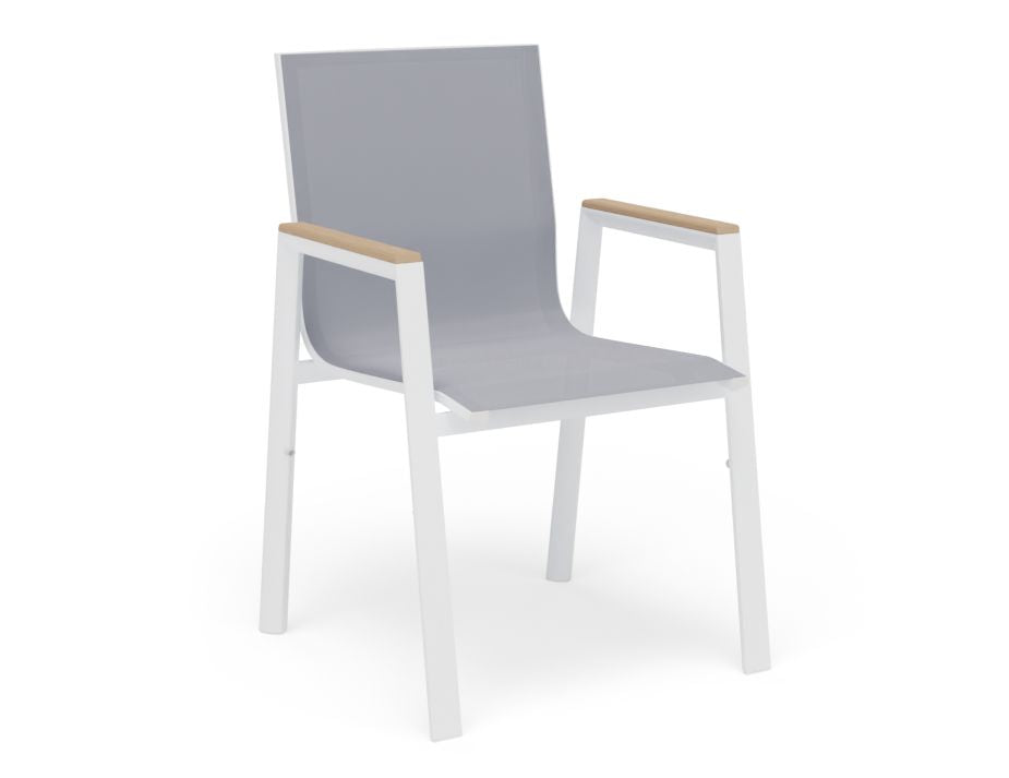 Level Vydel Armchair - Outdoor - White