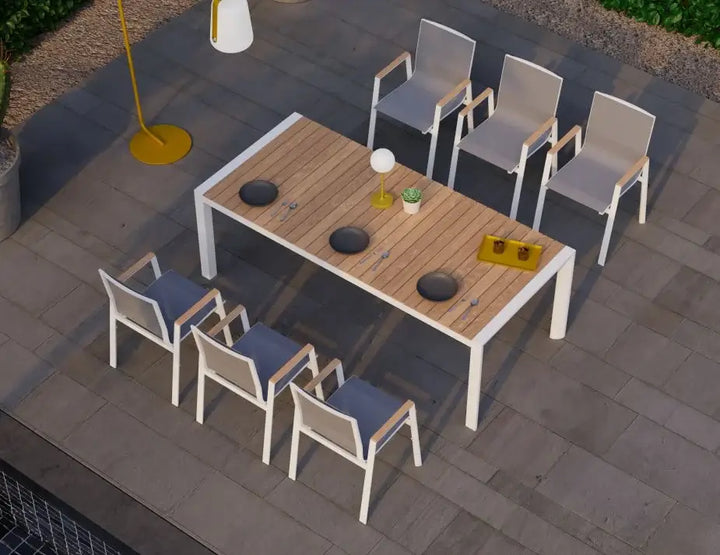 Vydel White Outdoor  Armchair