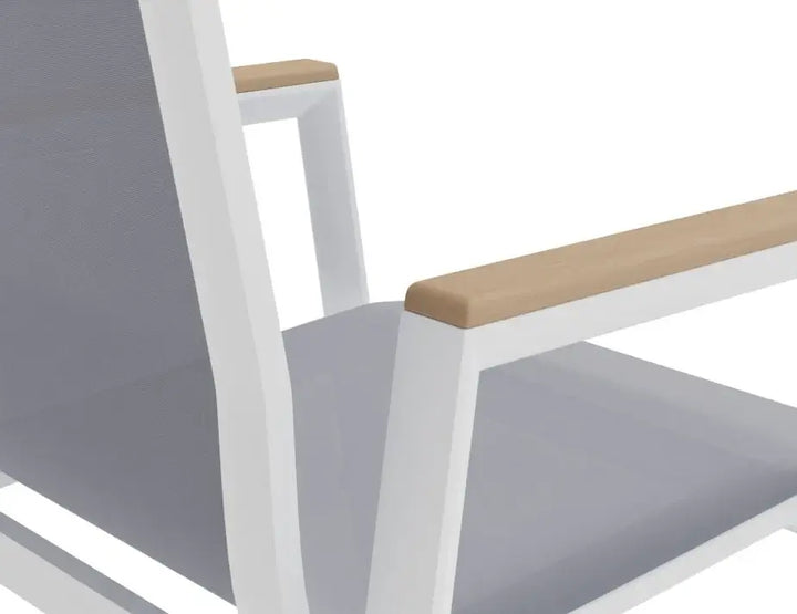 Vydel White Outdoor  Armchair