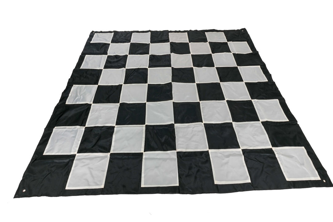 Giant Size Outdoor Draughts Checkers Game Set w/Mat 3x3m