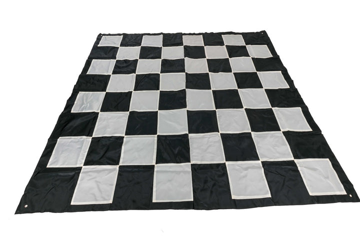 Giant Size Outdoor Draughts Checkers Game Set w/Mat 3x3m