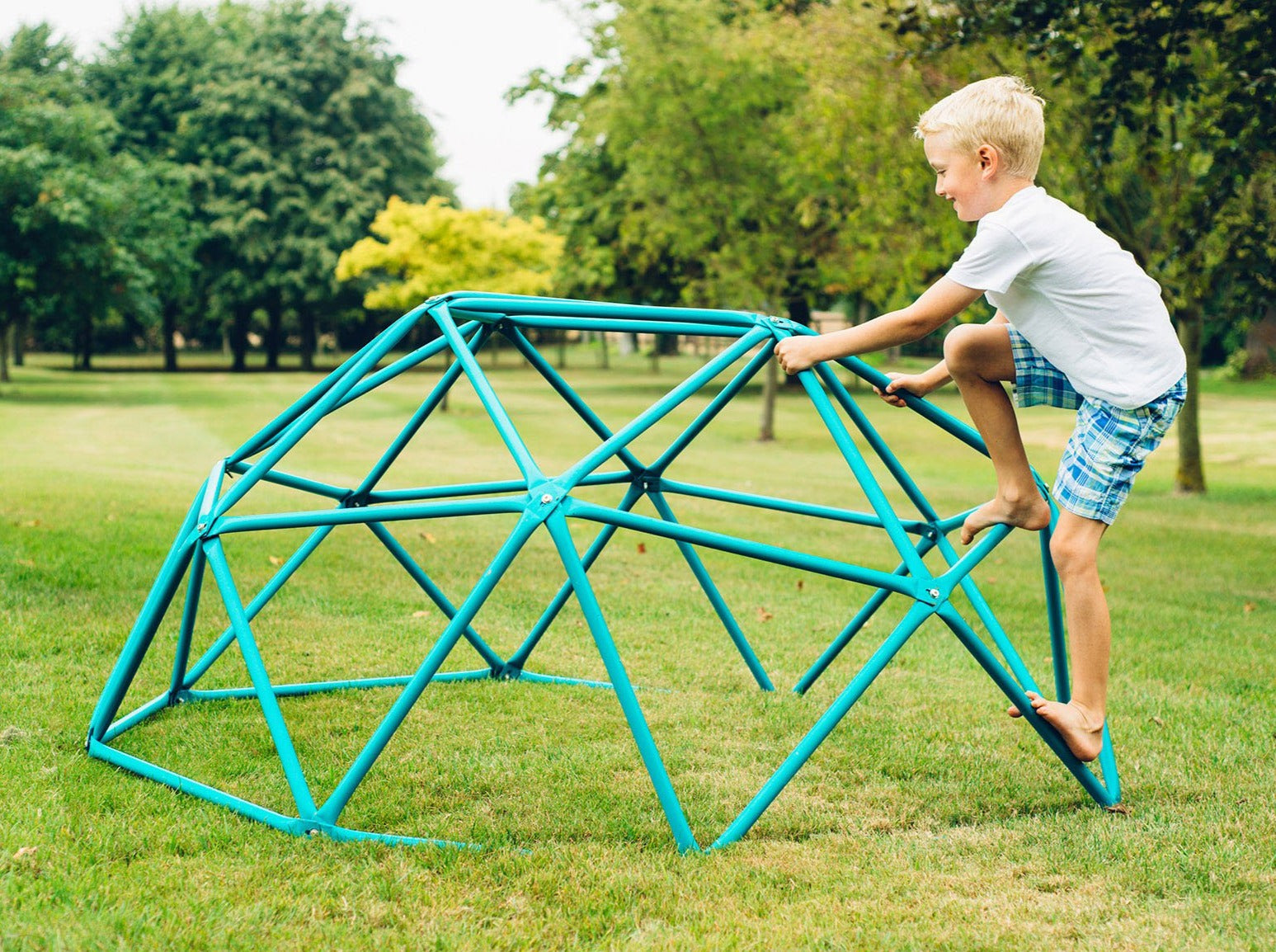 Metal dome climbing frame hotsell