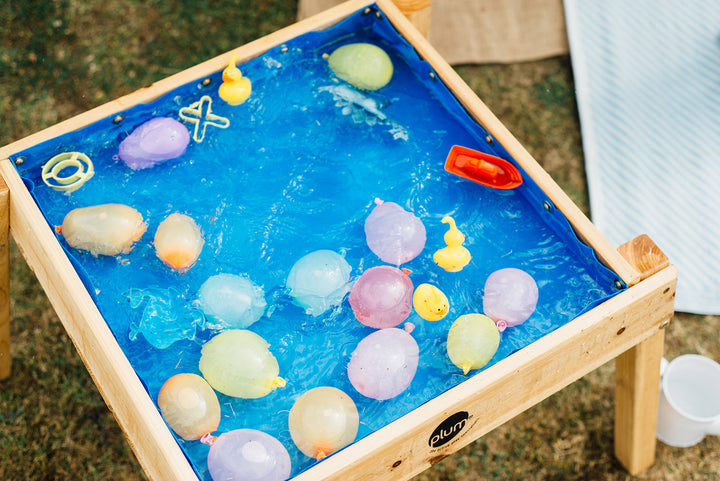Plum Build and Splash Wooden Table - The  Best Backyard